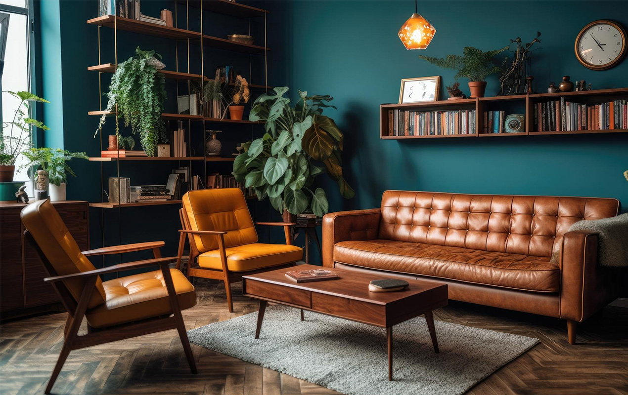 Retro Chic Mid Century Coffee Table