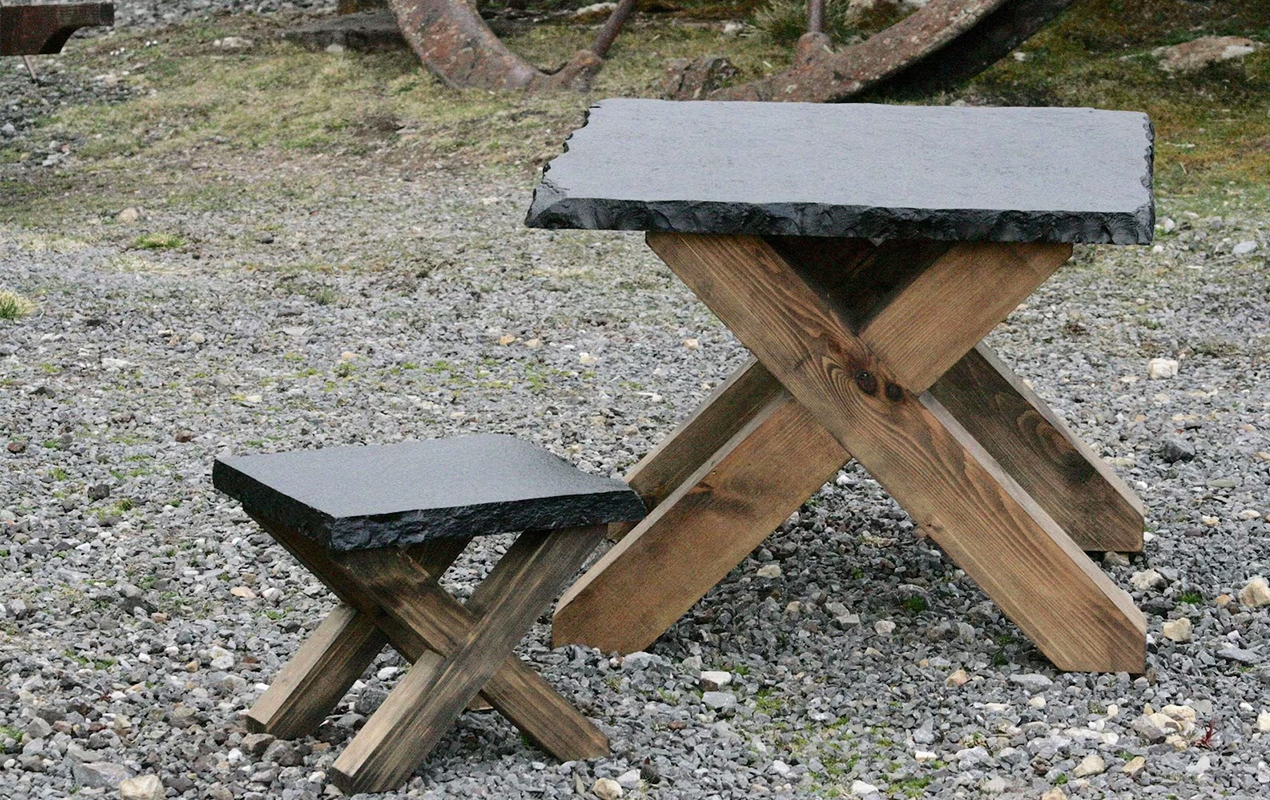 Rustic Fashion: The Artful Craftsmanship of a Table with Reclaimed Top