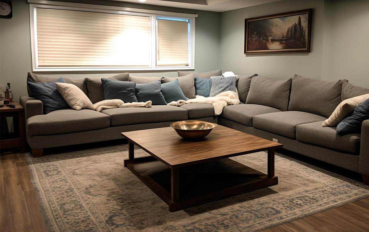 Rustic Simplicity Large Square Coffee Table