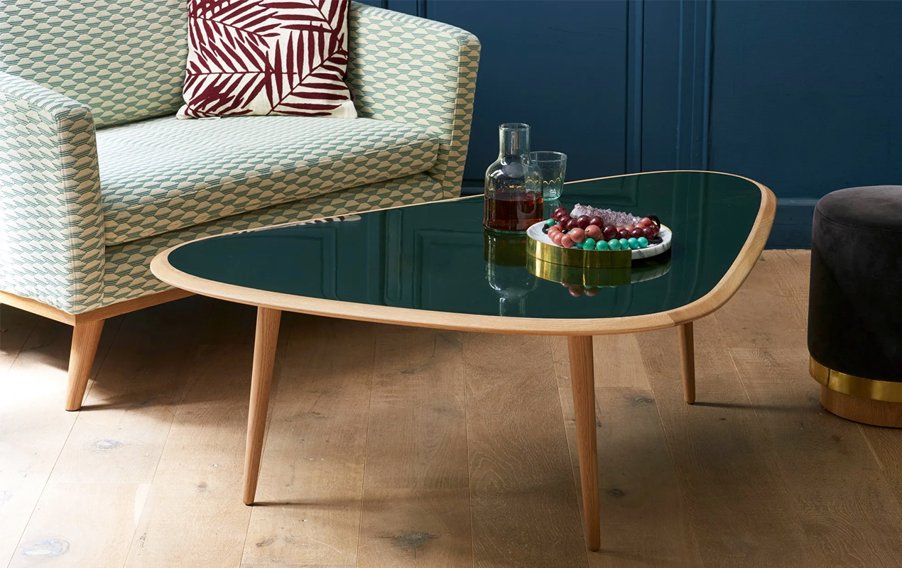 Sharp, Stylish, and Stunning: Green Gloss Table