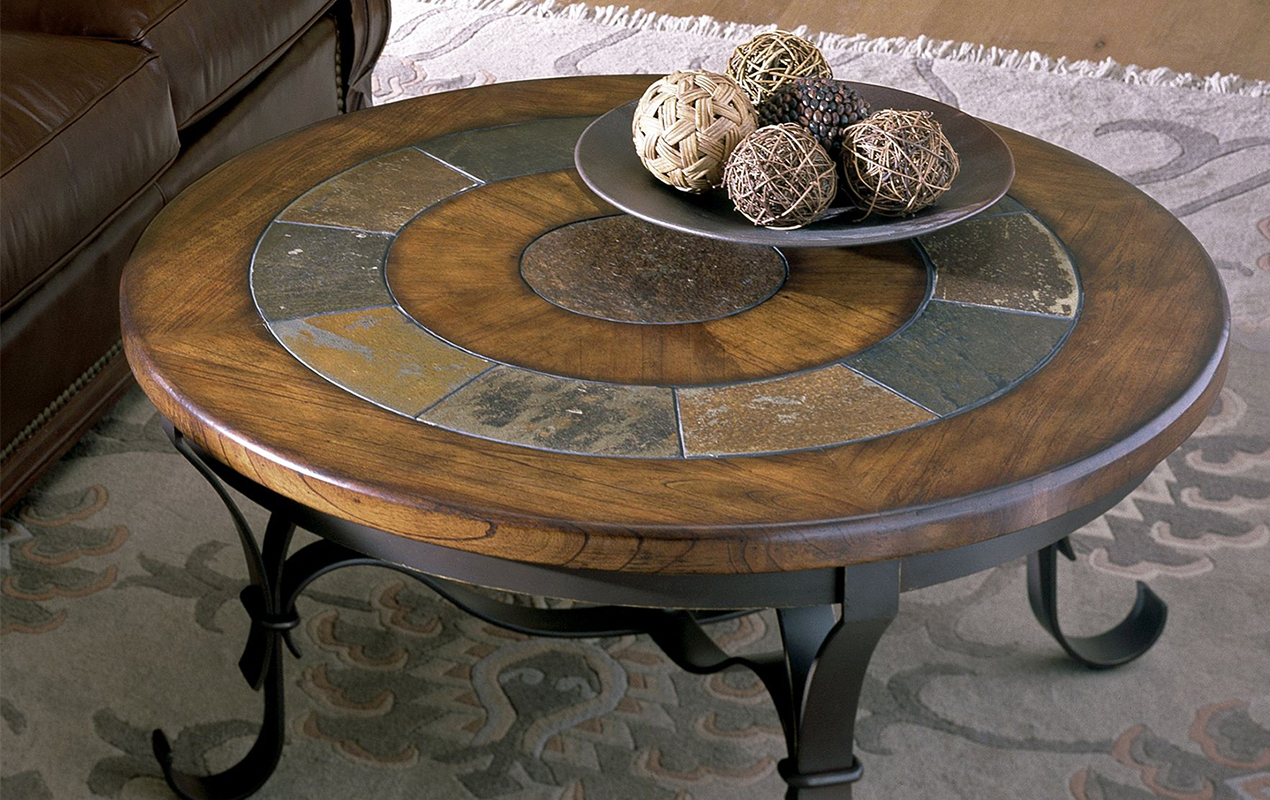 Slate Coffee Table: Elevating Spaces with Robust Design and Artful Details