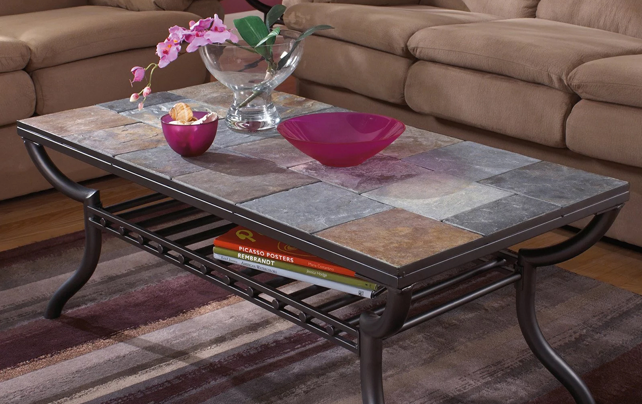 Slate Coffee Table: Showcasing a Smart Design 