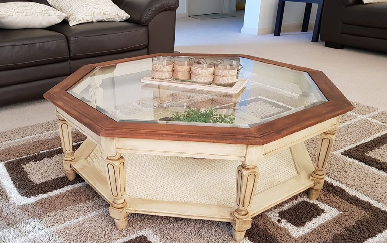 Sophisticated Storage: The Large Octagonal Coffee Table