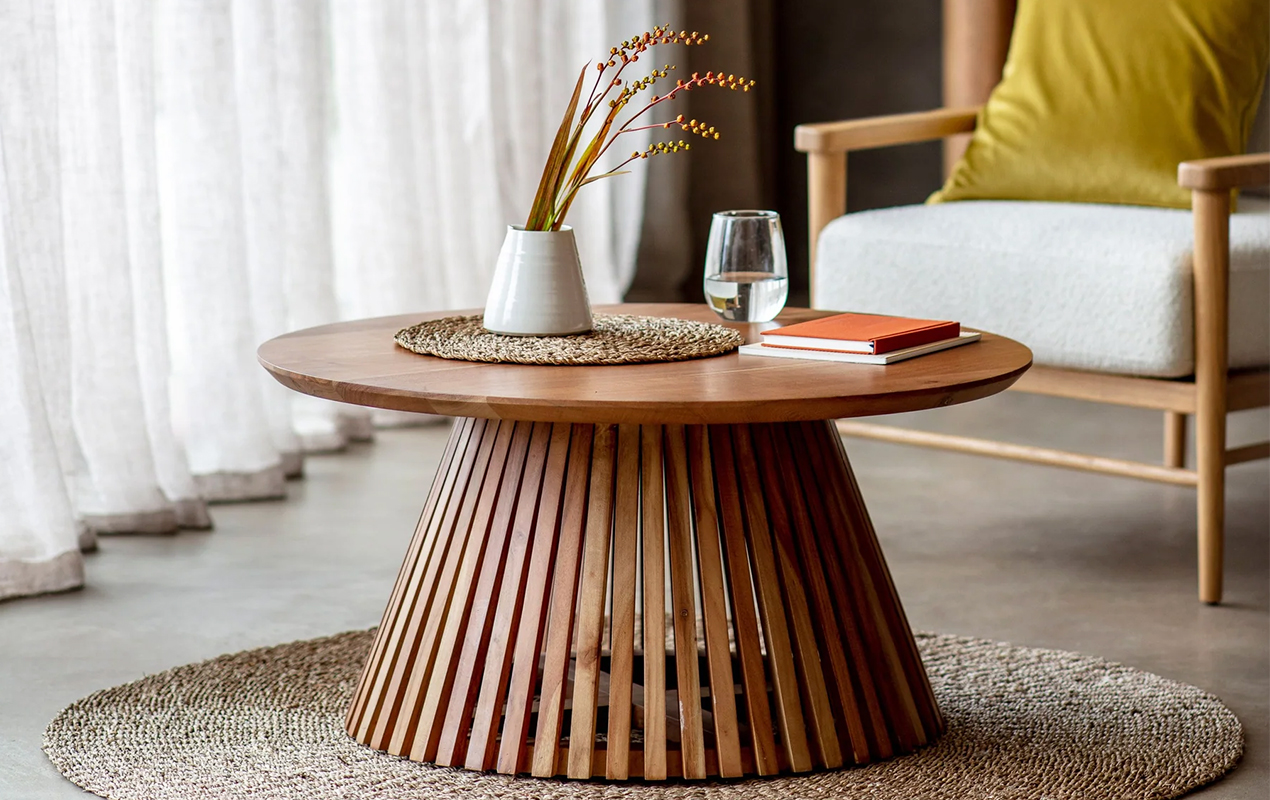 Fluted Coffee Table