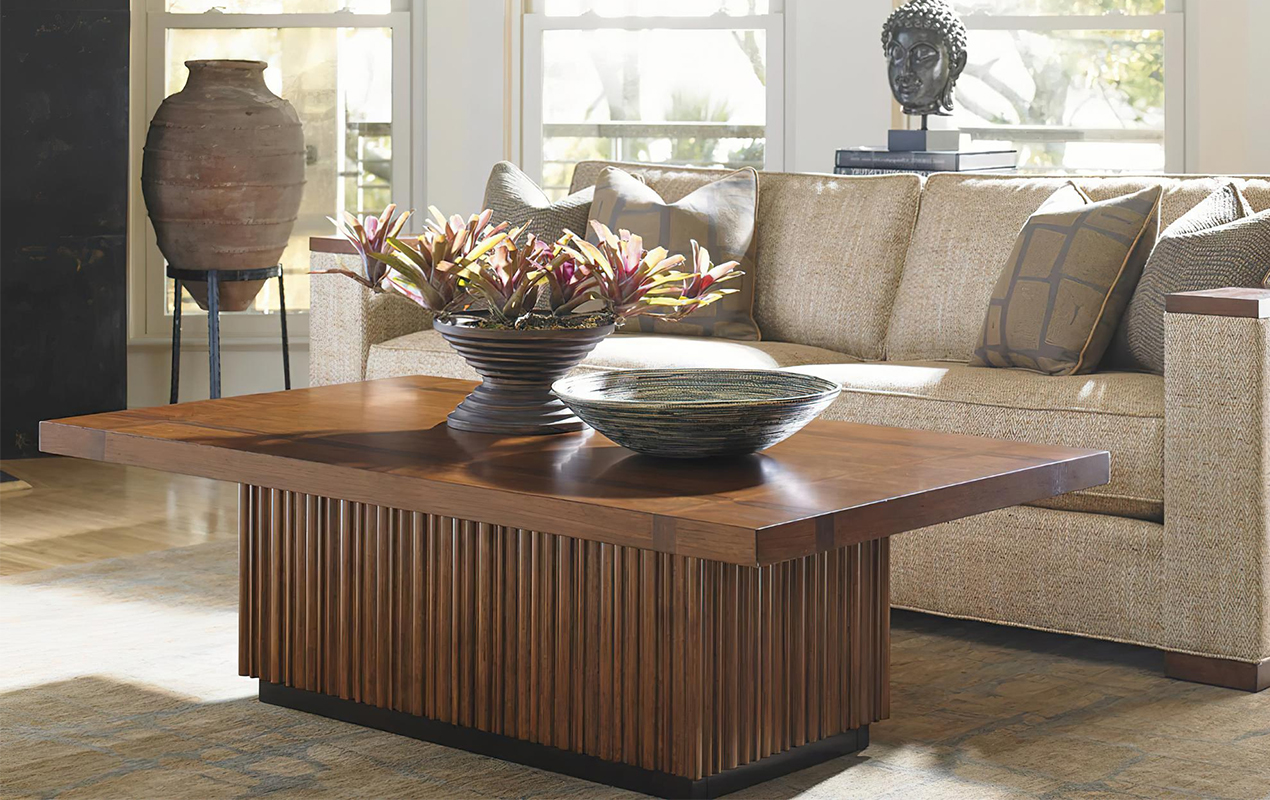Symbol Of Luxury Polished Fluted Coffee Table