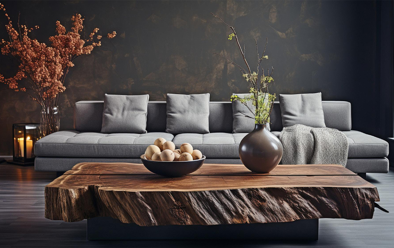 Butcher block coffee tables