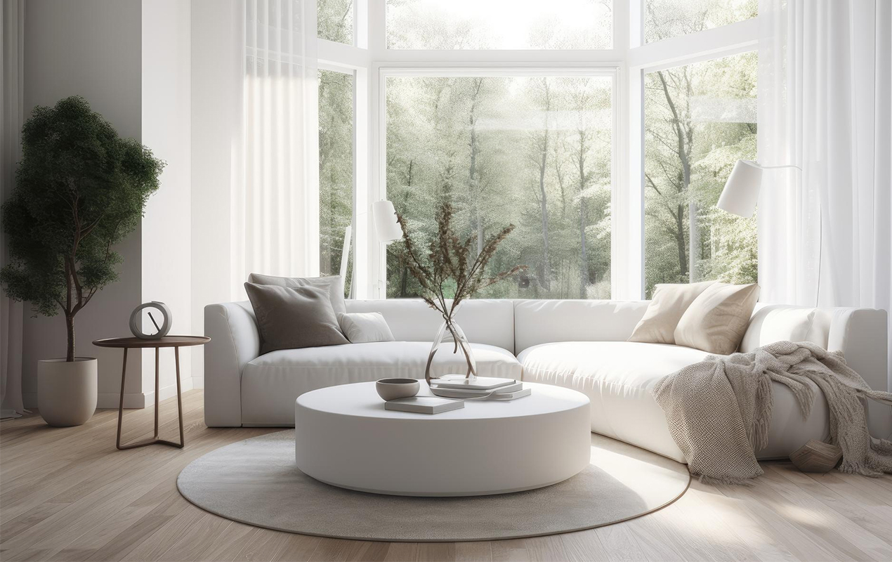Some Extra Space: Large White Coffee Table