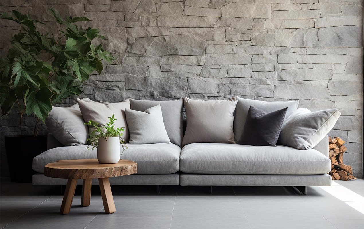 what color coffee table with gray couch