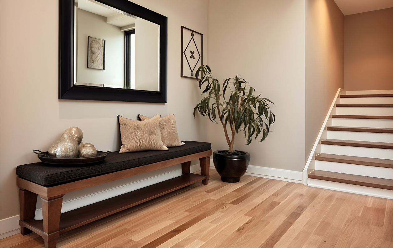 Hardwood flooring and engineered flooring