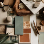 Interior design mood board