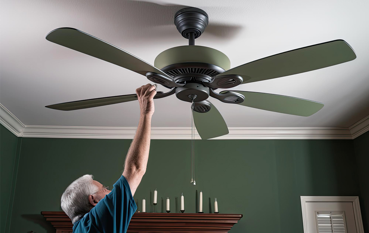 Ceiling fan repair