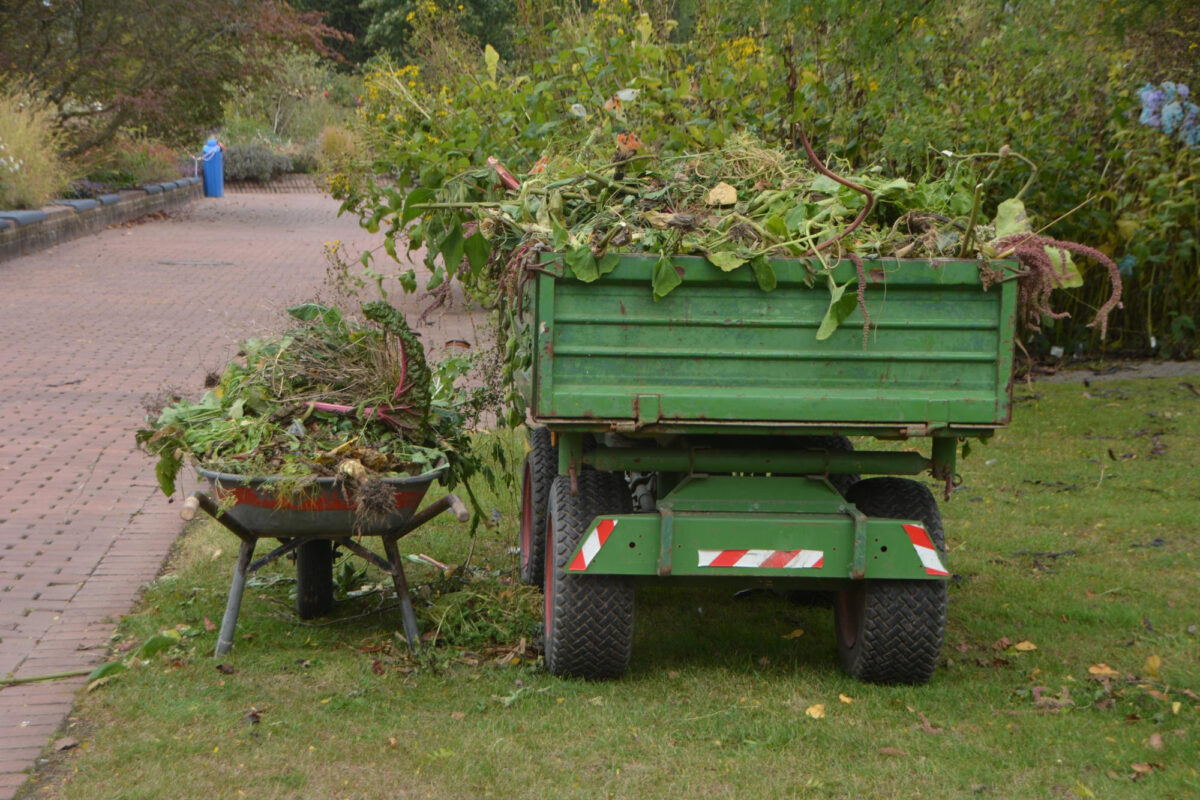 Landscaping waste removal