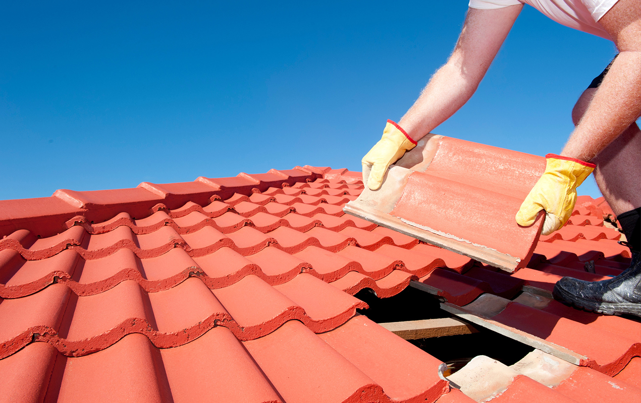 House roof tiles
