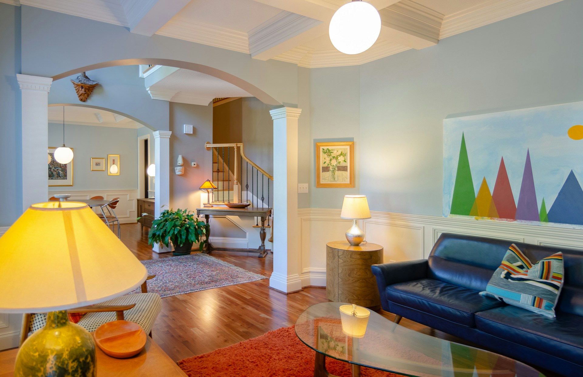 Home living room interior