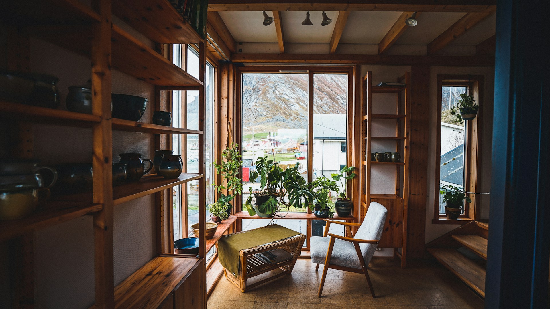 Wooden home interior