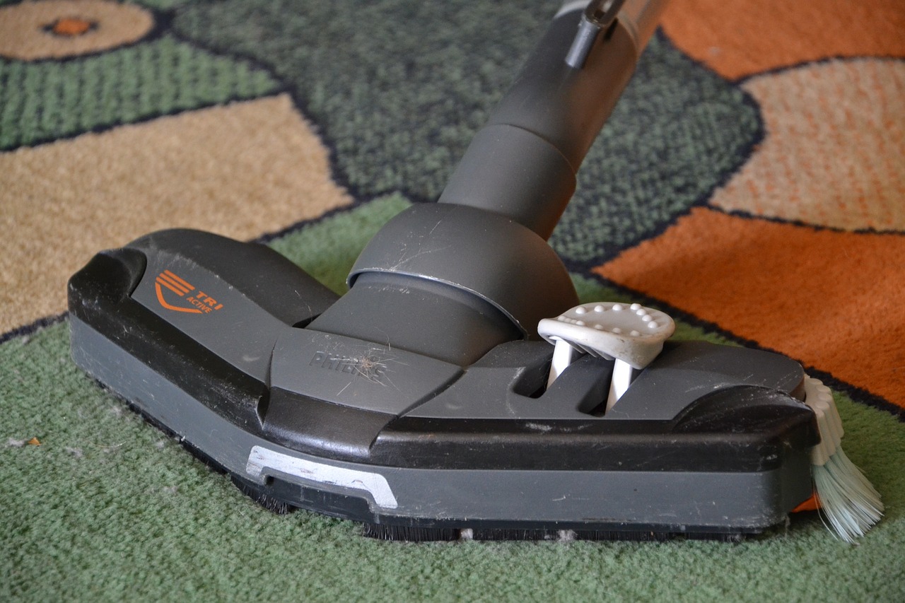 Vacuum cleaning at home