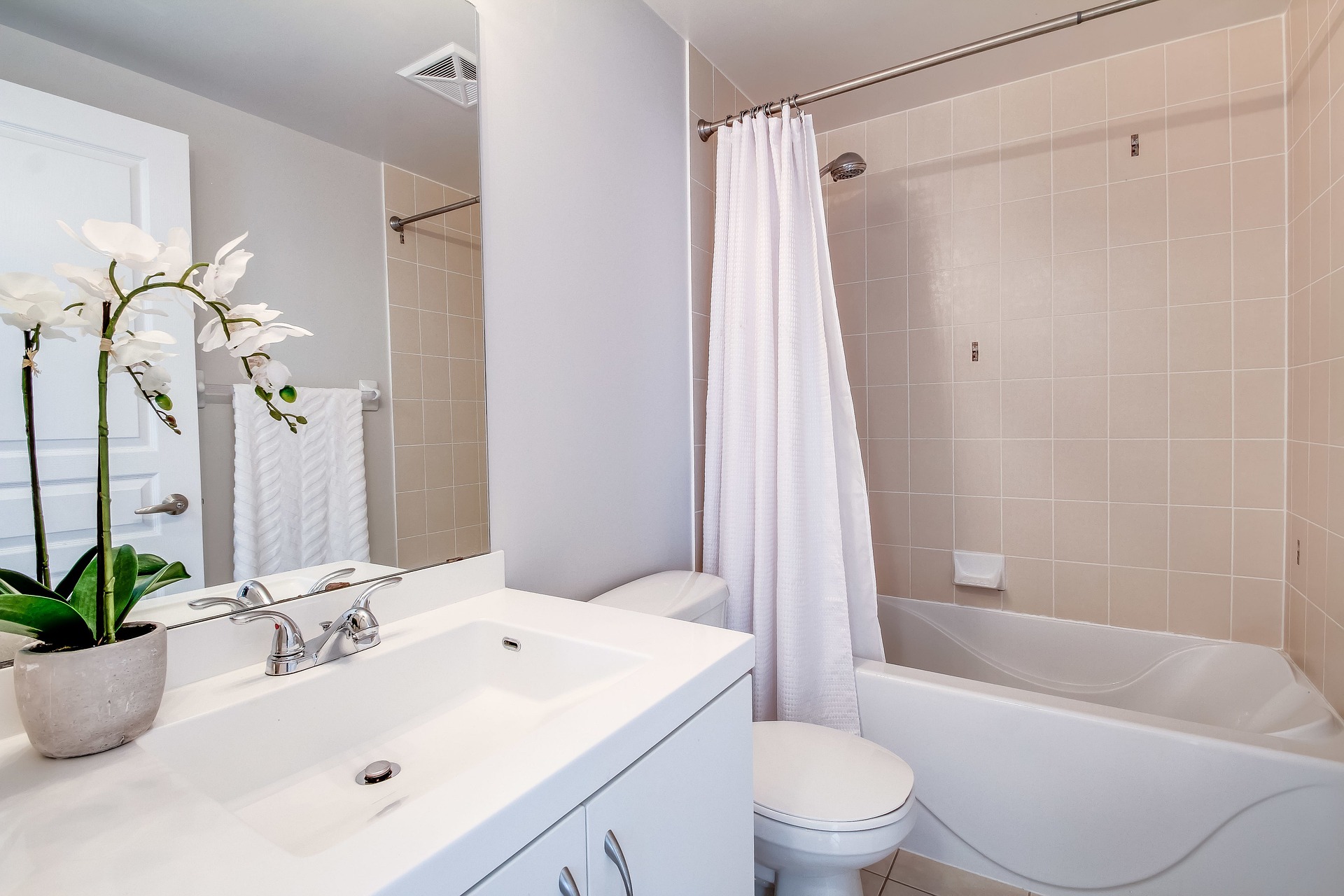 bathroom interior rental home