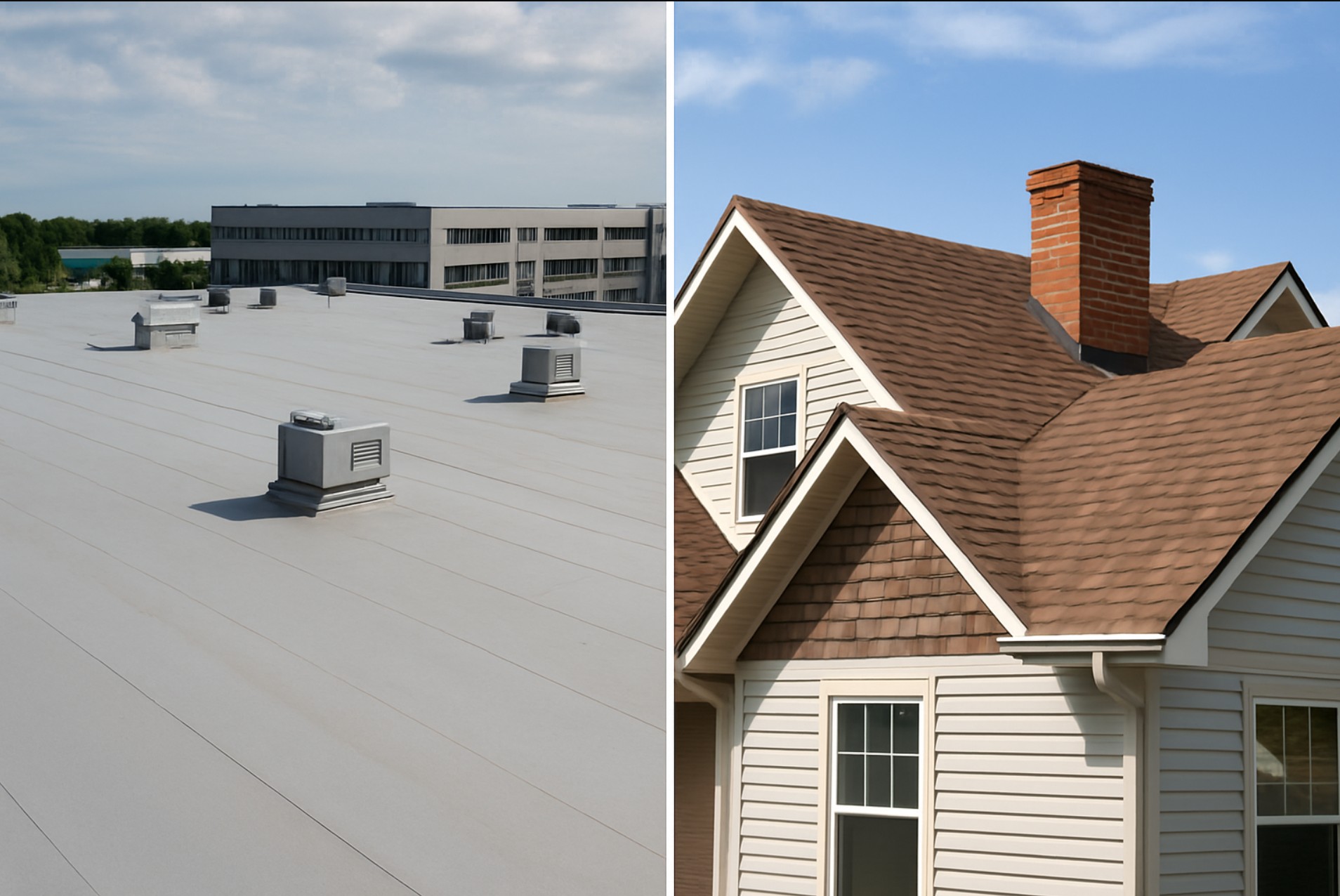 How Commercial Roofing Solutions Differ from Residential Services