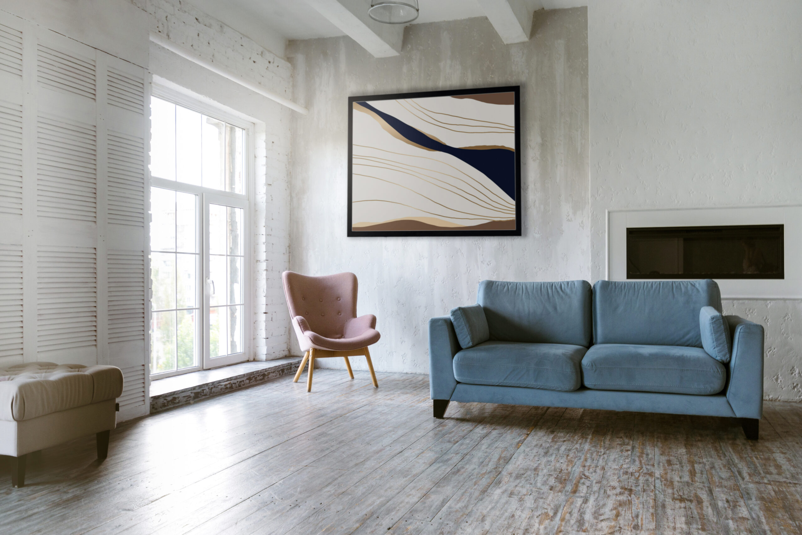 Structural elements in interior design